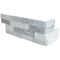 Msi Alaska Gray Splitface Mini Ledger Corner 6 in.  X 18 in.  Natural Marble Wall Tile, 6PK ZOR-PNL-0109 - alternate 1